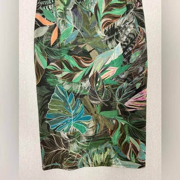 Nadya Toto Jungle Print Bodycon Dress Sz M - Picture 6 of 14